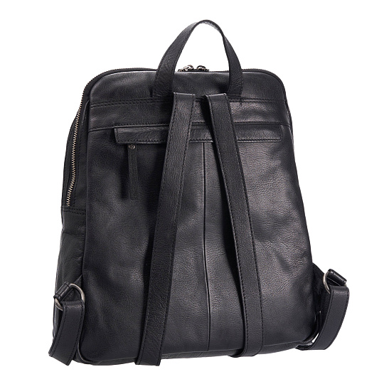 Рюкзак Dr.Koffer из натуральной кожи черный