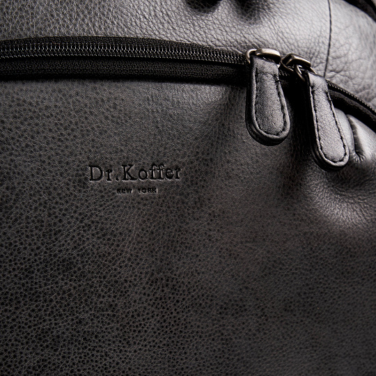 Рюкзак Dr.Koffer из натуральной кожи серый