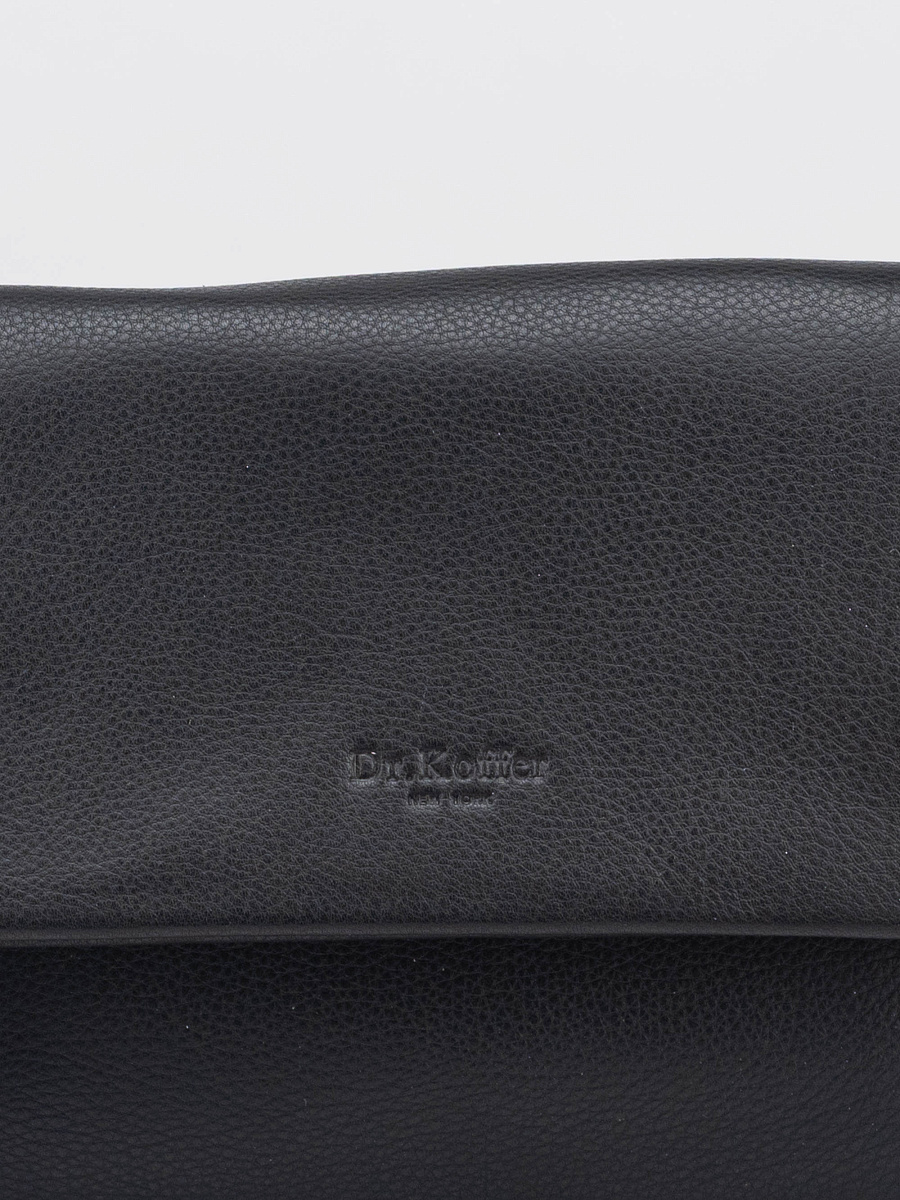 Женская сумка Dr.Koffer из натуральной кожи черная