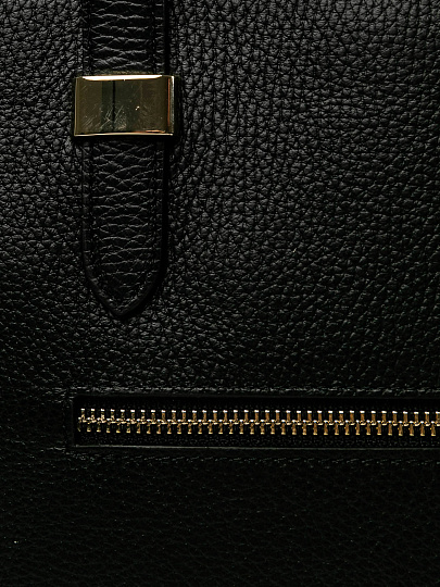 Женская сумка Dr.Koffer из натуральной кожи черная