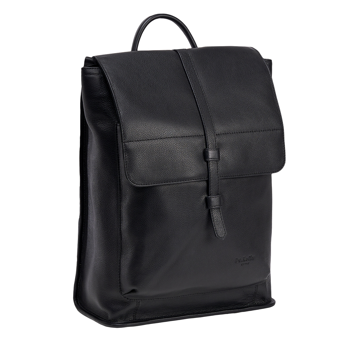 Рюкзак Dr.Koffer из натуральной кожи черный