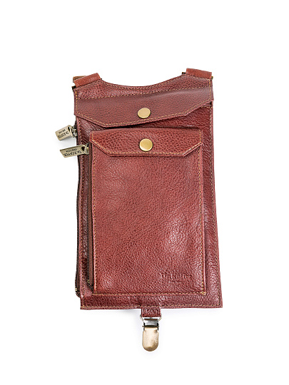 Нагрудный кошелек дорожный Dr.Koffer из натуральной кожи