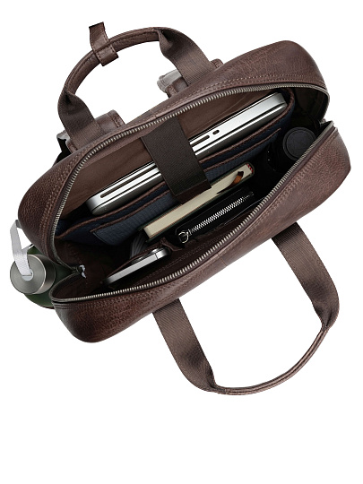 Рюкзак Dr. Koffer из натуральной кожи коричневый