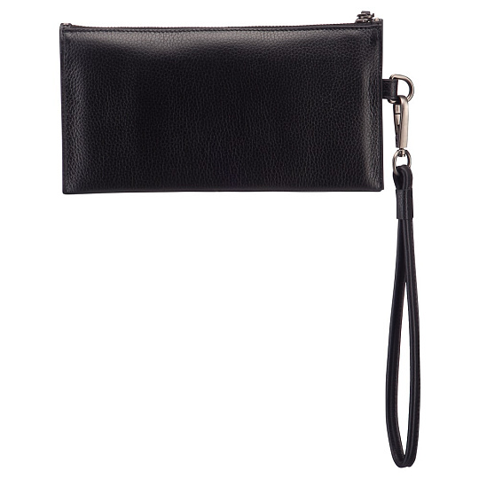 Сумка барсетка из натуральной кожи Dr. Koffer черная