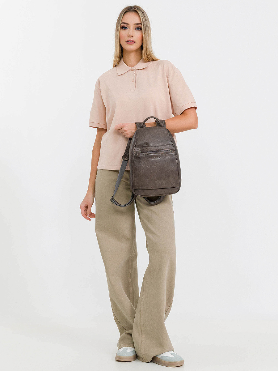 Рюкзак Dr.Koffer из натуральной кожи коричневый