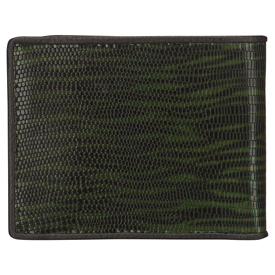 Портмоне Dr.Koffer из натуральной кожи зеленое