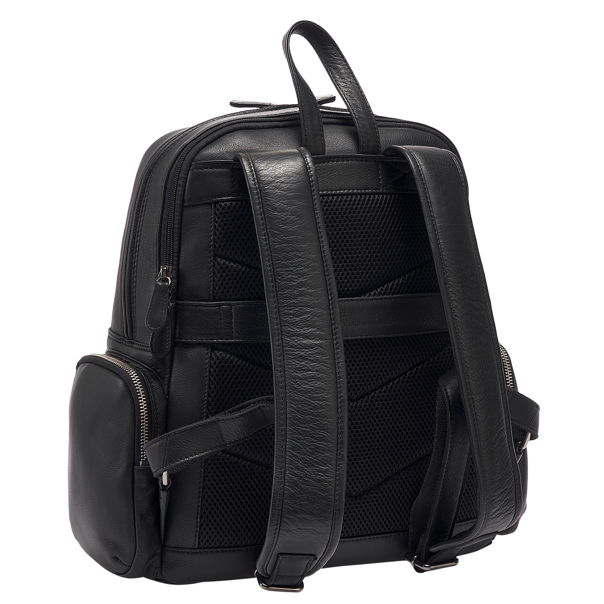 Рюкзак Dr.Koffer из натуральной кожи черный