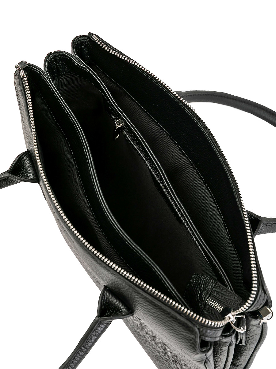 Женская сумка Dr.Koffer из натуральной кожи черная