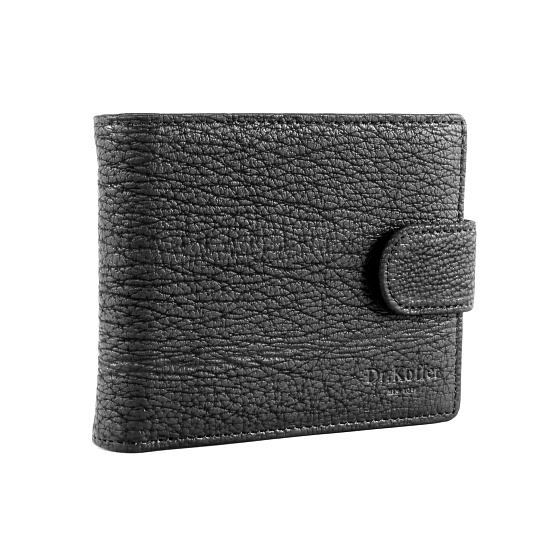 Портмоне Dr.Koffer из натуральной кожи черное
