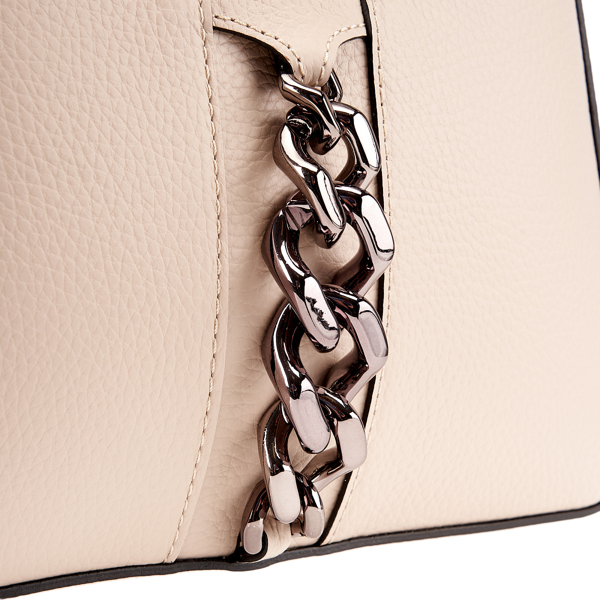 Женская сумка Dr. Koffer из натуральной кожи бежевая