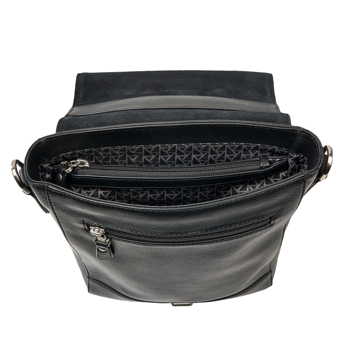 Сумка через плечо Dr.Koffer из натуральной кожи черная