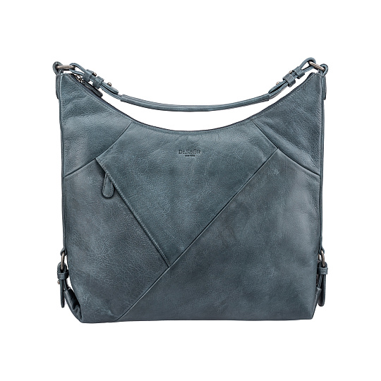 Женская сумка Dr.Koffer из натуральной кожи голубая