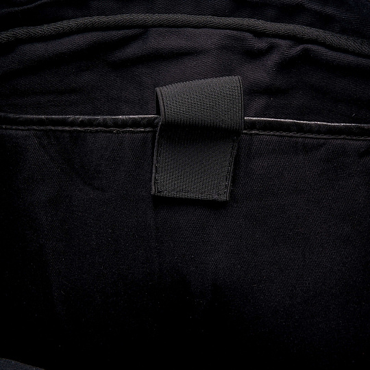 Деловая сумка Dr.Koffer из натуральной кожи черная