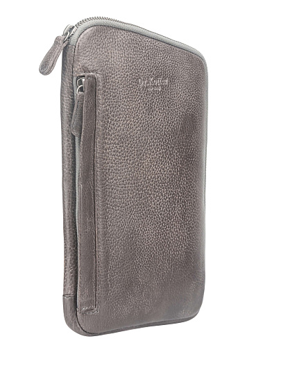 Рюкзак Dr. Koffer из натуральной кожи серый