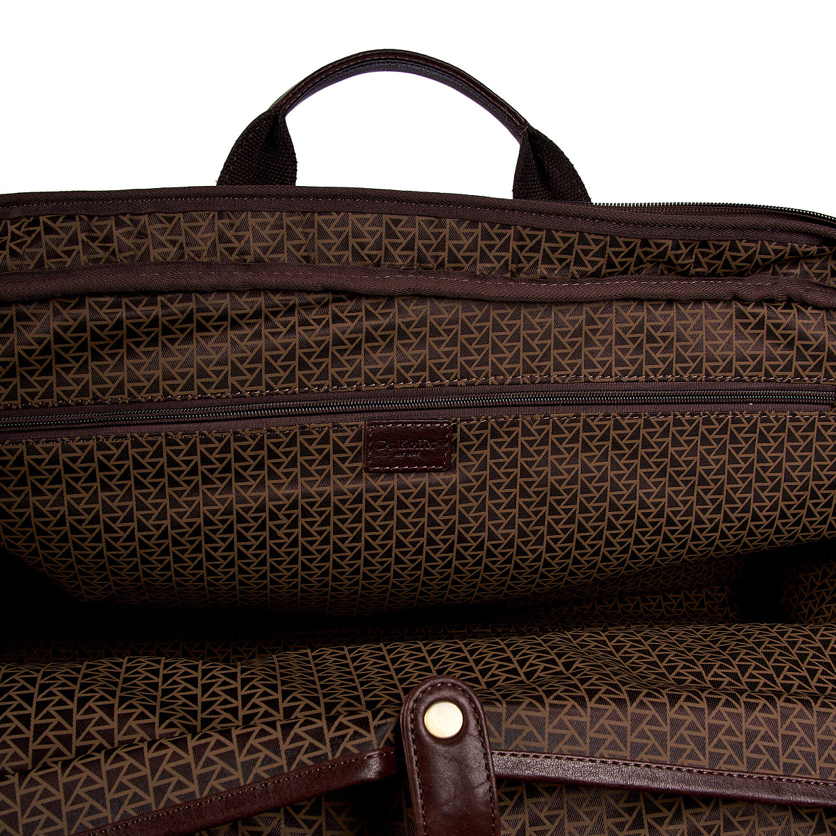 Сумка дорожная Dr.Koffer из натуральной кожи коричневая