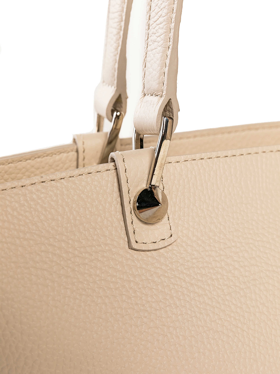 Женская сумка Dr. Koffer из натуральной кожи белая