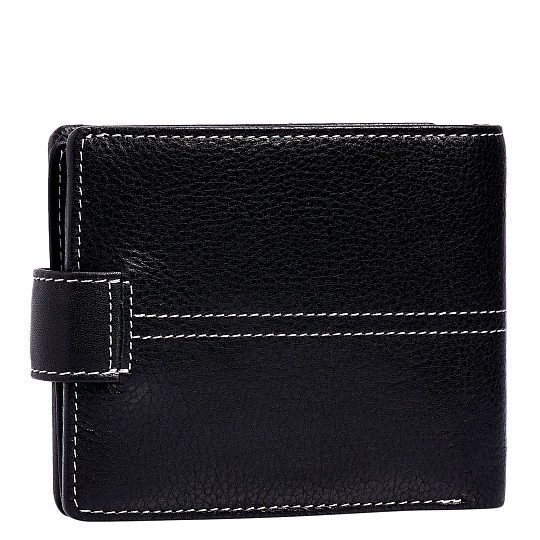 Портмоне Dr.Koffer из натуральной кожи черное