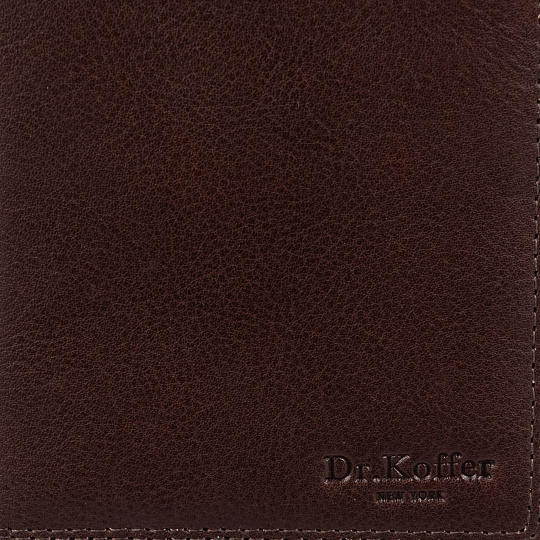 Кредитница Dr.Koffer из натуральной кожи коричневая