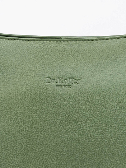 Женская сумка Dr.Koffer из натуральной кожи зеленая