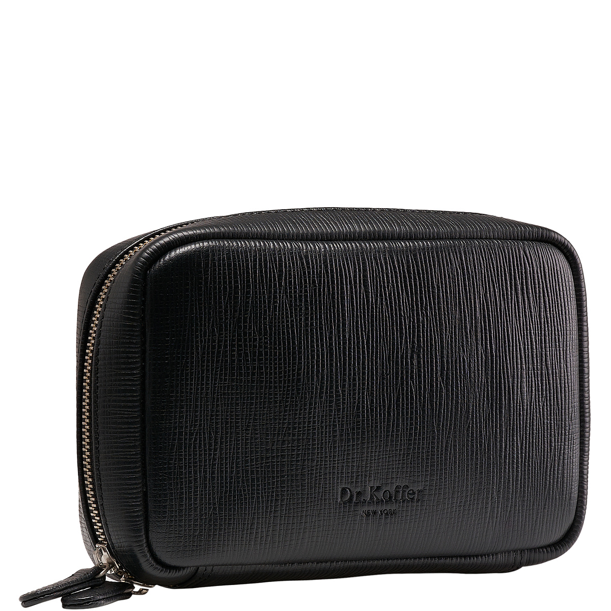 Несессер Dr. Koffer из натуральной кожи черный