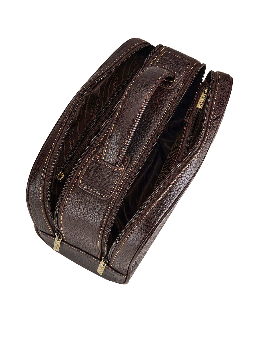 Несессер Dr.Koffer из натуральной кожи коричневый