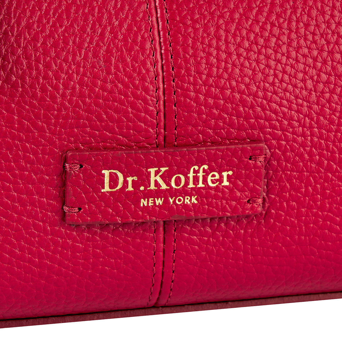 Женская сумка  Dr. Koffer из натуральной кожи красная