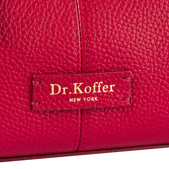 Женская сумка  Dr. Koffer из натуральной кожи красная