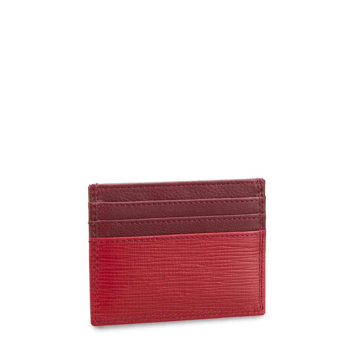 Кредитница Dr.Koffer из натуральной кожи оранжевая