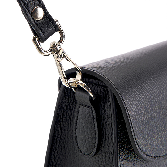 Женская сумка Dr. Koffer из натуральной кожи черная