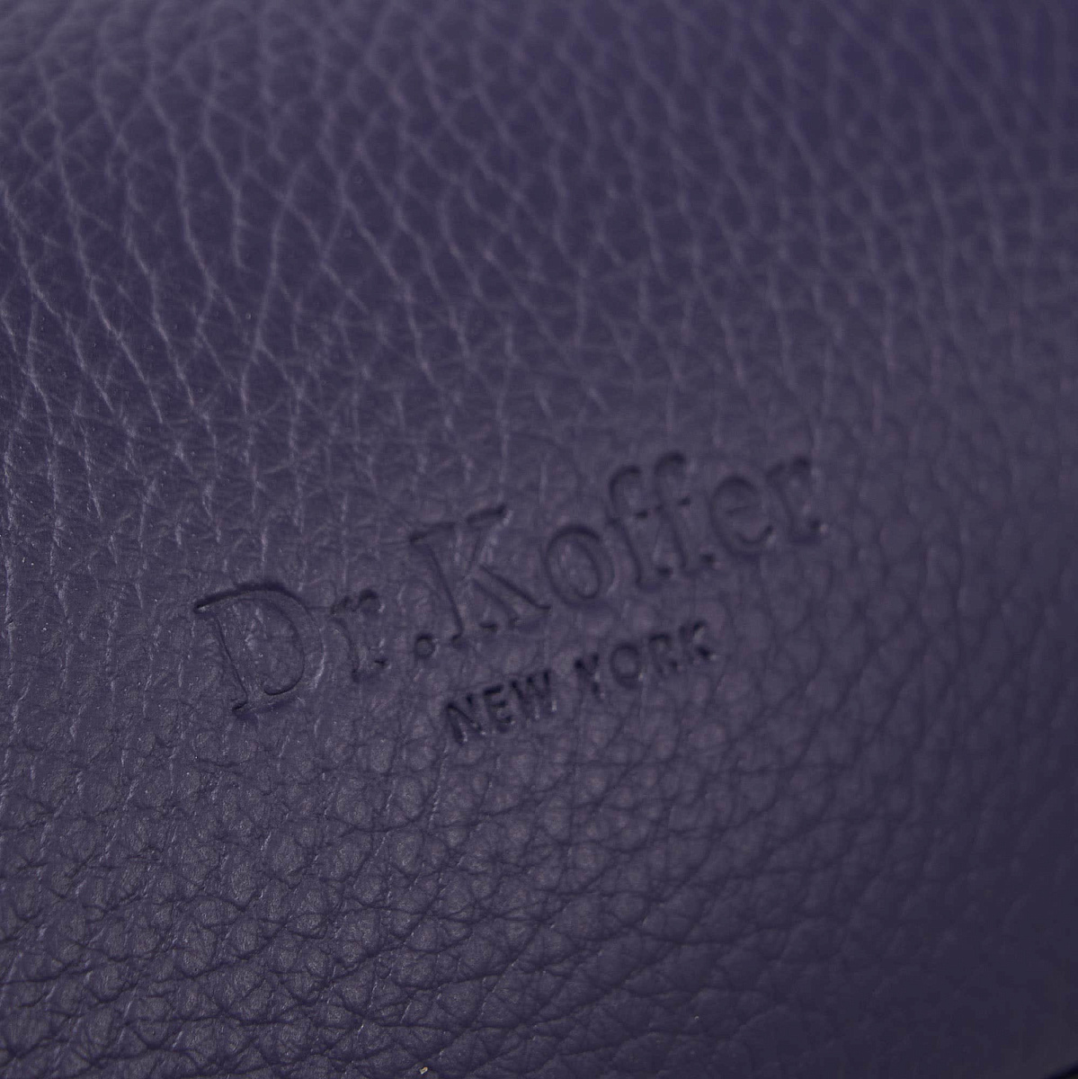 Женская сумка Dr. Koffer из натуральной кожи фиолетовая