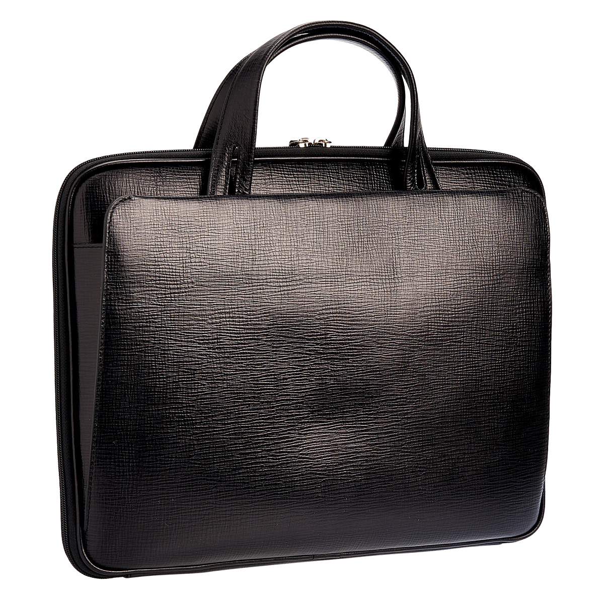 Женская сумка Dr.Koffer из натуральной кожи чёрная