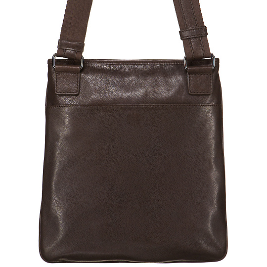 Сумка через плечо Dr.Koffer из натуральной кожи коричневая