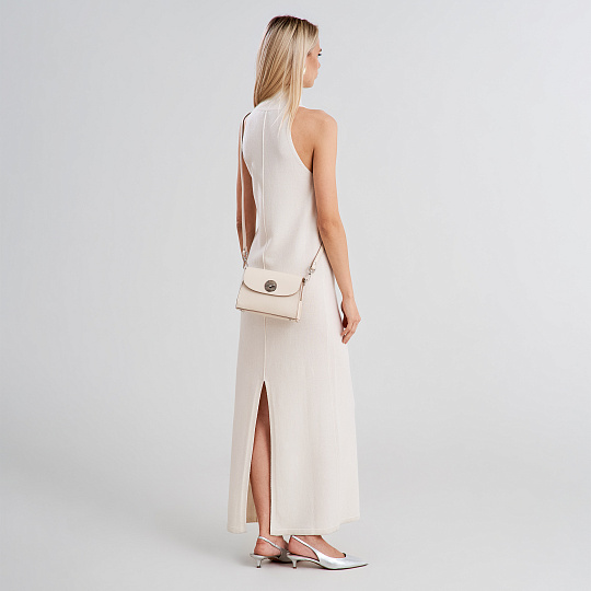 Женская сумка Dr. Koffer из натуральной кожи белая