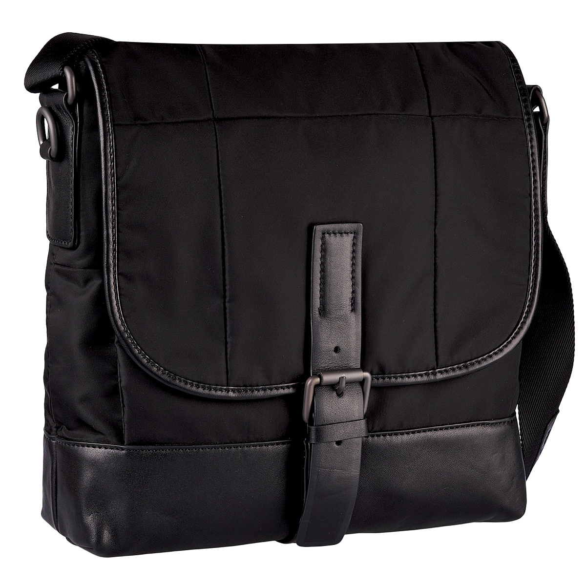 Сумка через плечо Dr.Koffer из нейлона и натуральной кожи