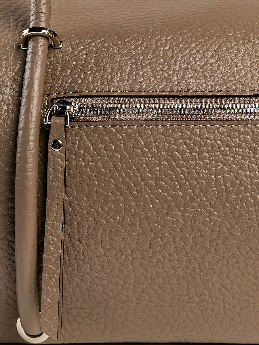 Женская сумка Dr. Koffer из натуральной кожи коричневая