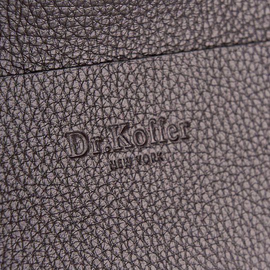 Женская сумка Dr. Koffer из натуральной кожи коричневая