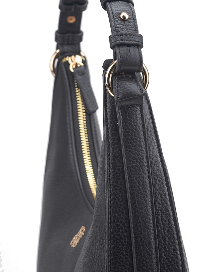 Женская сумка Dr. Koffer из натуральной кожи черная