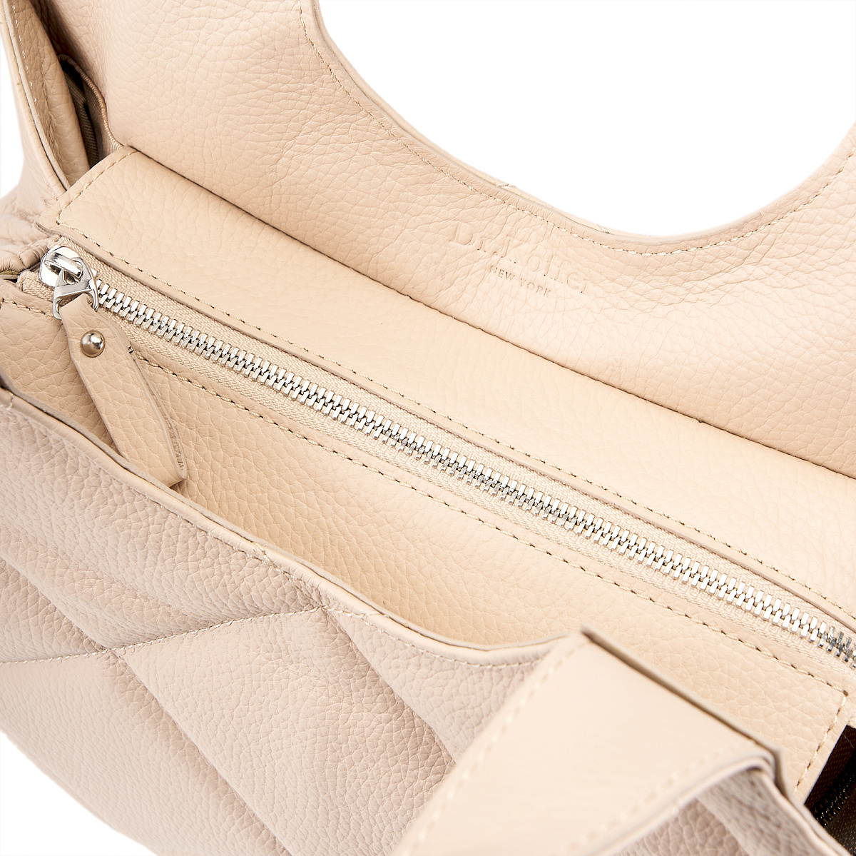 Женская сумка Dr. Koffer из натуральной кожи бежевая