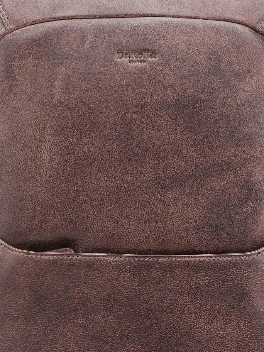 Рюкзак Dr. Koffer из натуральной кожи коричневый