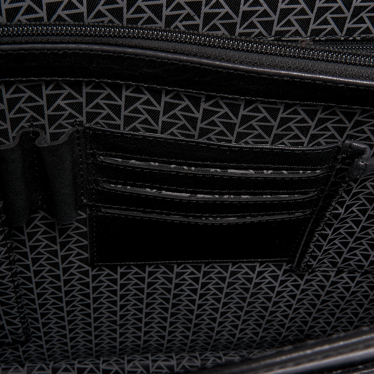 Портфель Dr.Koffer из натуральной кожи черный