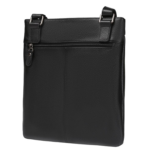 Сумка через плечо Dr.Koffer из натуральной кожи черная