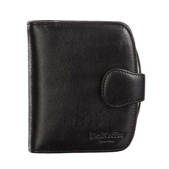 Кошелек Dr.Koffer из натуральной кожи черный
