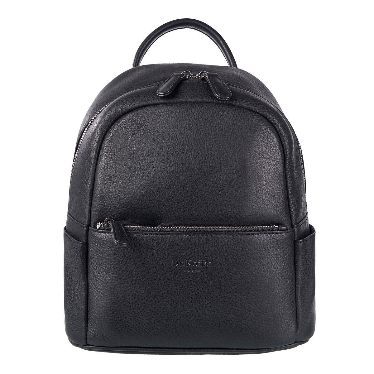 Рюкзак Dr.Koffer из натуральной кожи черный