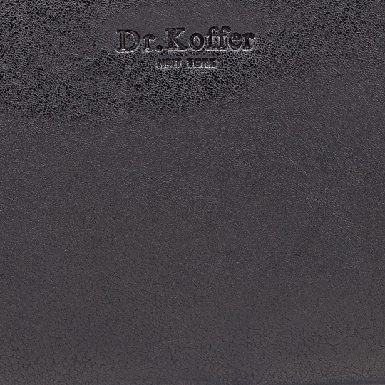 Ключница Dr.Koffer из натуральной кожи черная