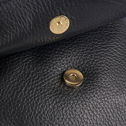 Женская сумка Dr. Koffer из натуральной кожи черная