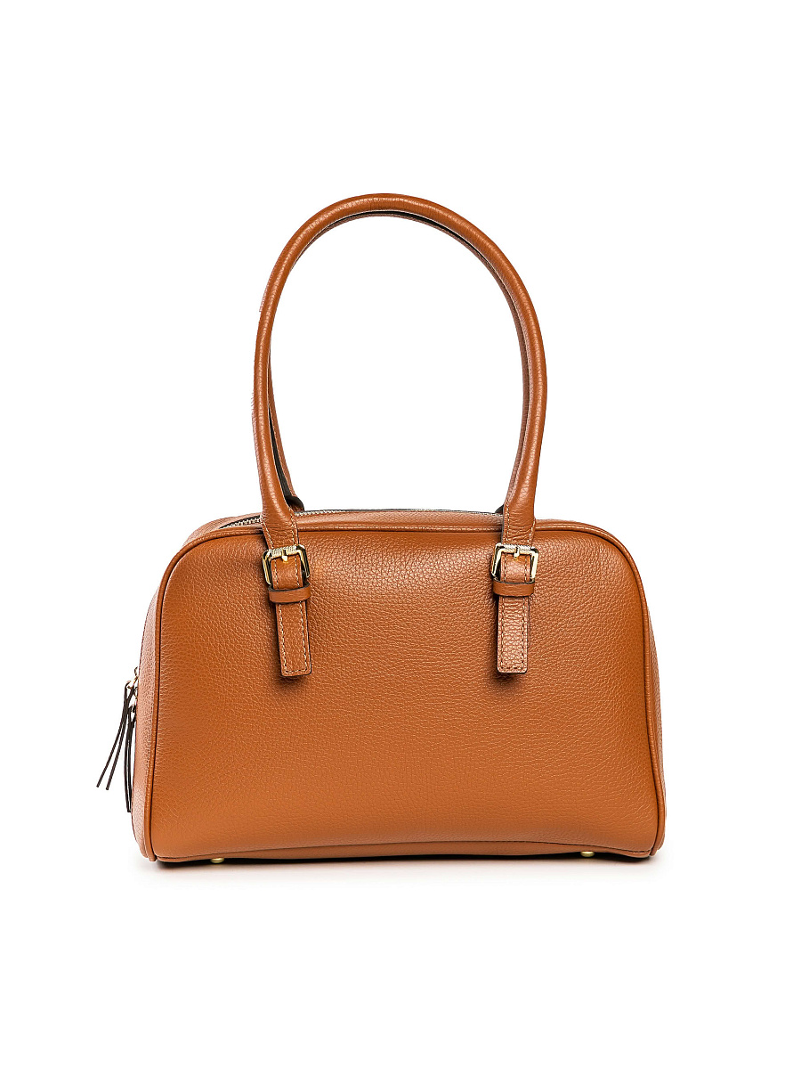 Женская сумка Dr. Koffer из натуральной кожи коричневая