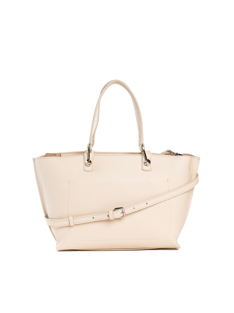 Женская сумка Dr. Koffer из натуральной кожи белая