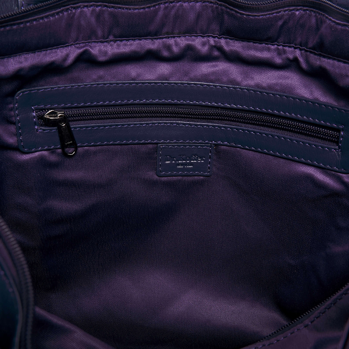 Женская сумка Dr.Koffer из натуральной кожи синяя