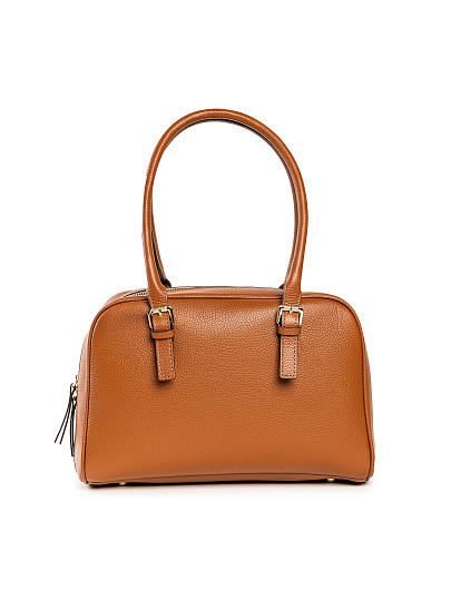 Женская сумка Dr. Koffer из натуральной кожи коричневая