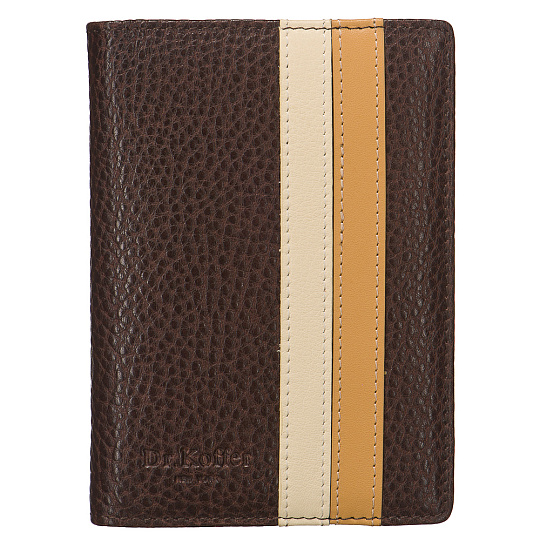 Обложка для паспорта/автодок из натуральной кожи Dr. Koffer